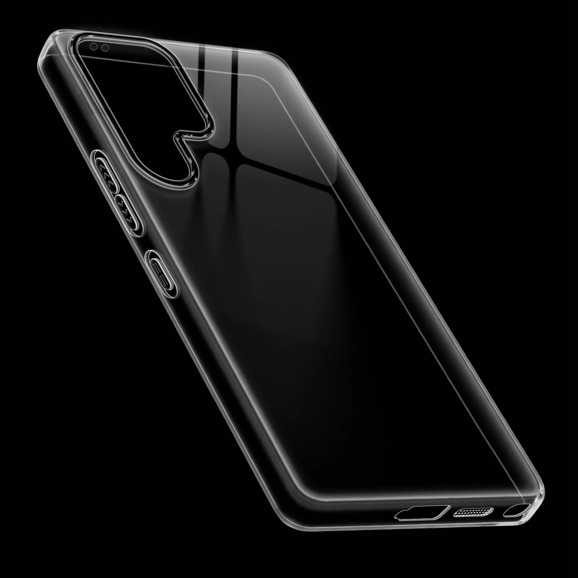 Crystal Clear Anti-Yellow Transparent Back Cover Case With Camera Ring Protection for Samsung S25 Ultra 5G - Image 5