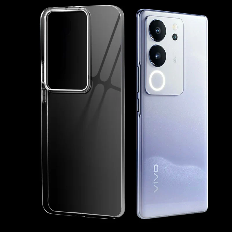 Crystal Clear Anti-Yellow Transparent Back Cover Case With Camera Ring Protection for Vivo V29 Pro 5G - Image 8