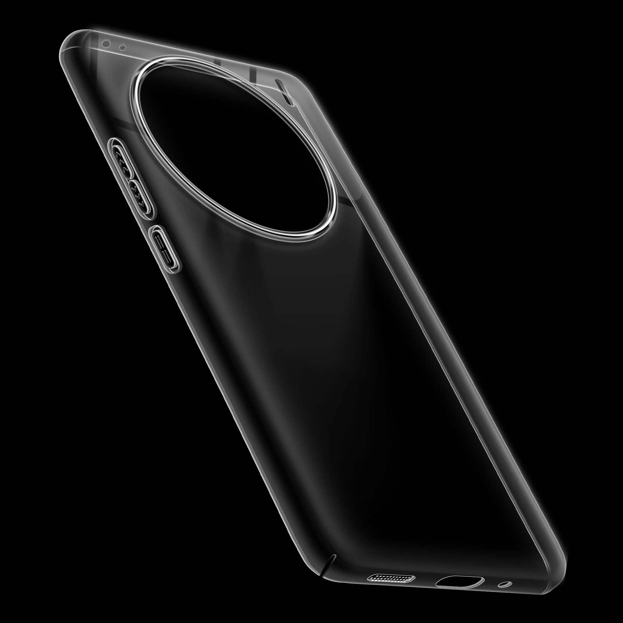 Crystal Clear Anti-Yellow Transparent Back Cover Case With Camera Ring Protection for Vivo X100 5G - Image 11