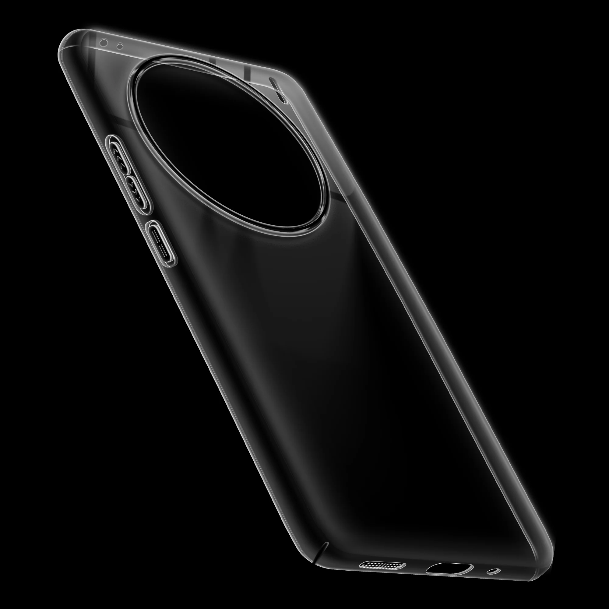Crystal Clear Anti-Yellow Transparent Back Cover Case With Camera Ring Protection for Vivo X100 5G - Image 5