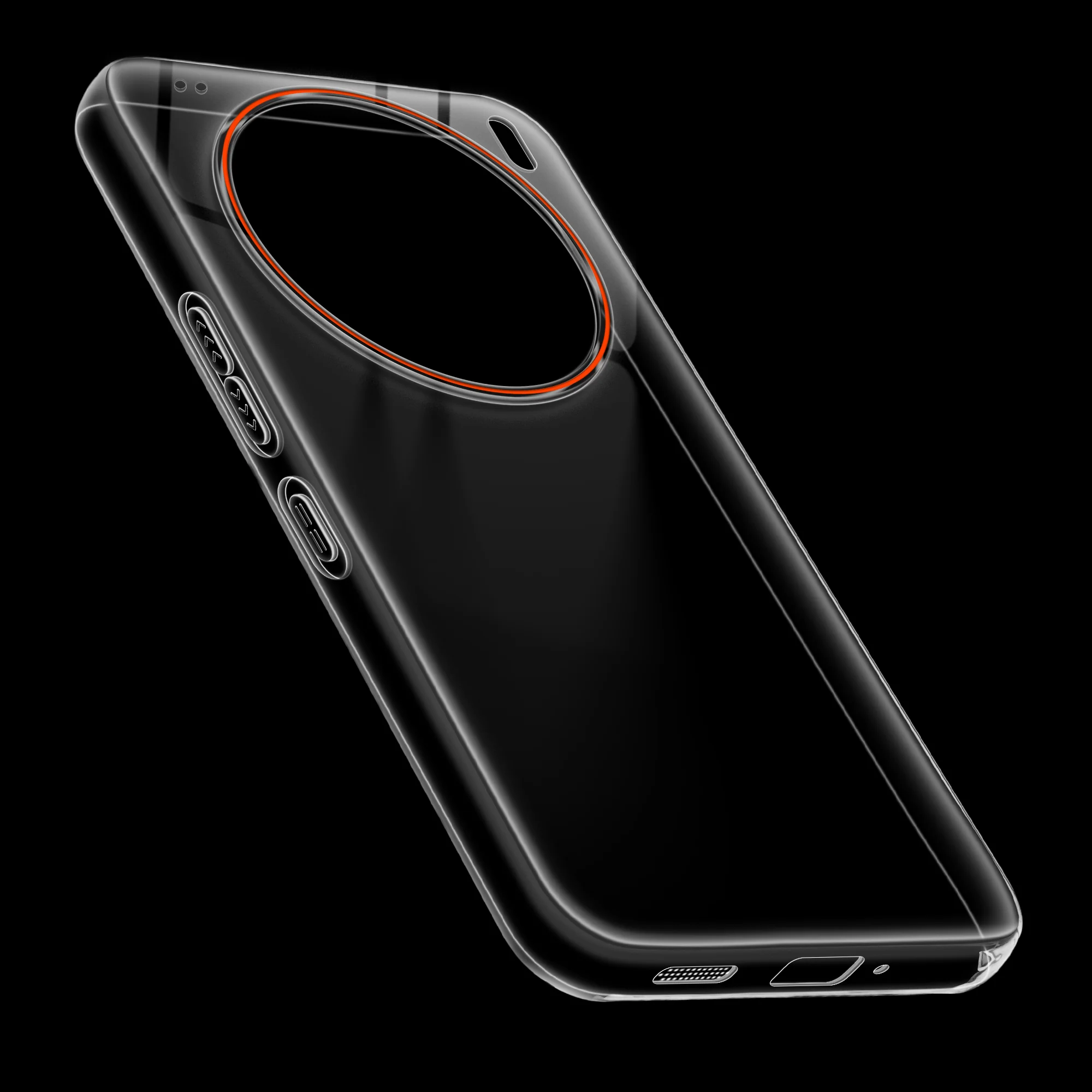 Crystal Clear Anti-Yellow Transparent Back Cover Case With Camera Ring Protection for Vivo X200 5G - Image 17