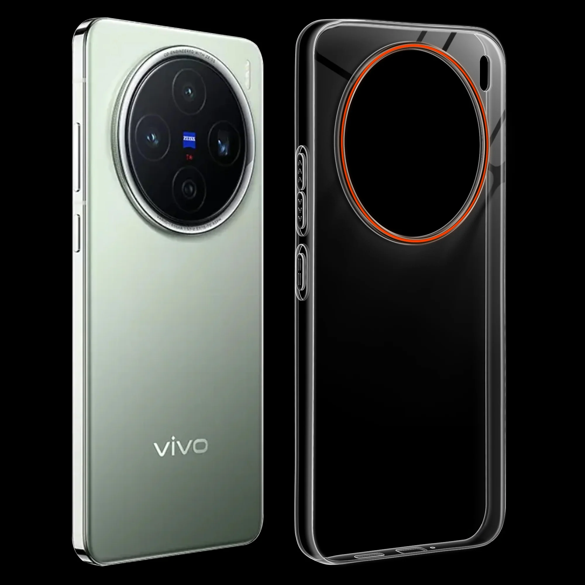 Crystal Clear Anti-Yellow Transparent Back Cover Case With Camera Ring Protection for Vivo X200 5G - Image 18