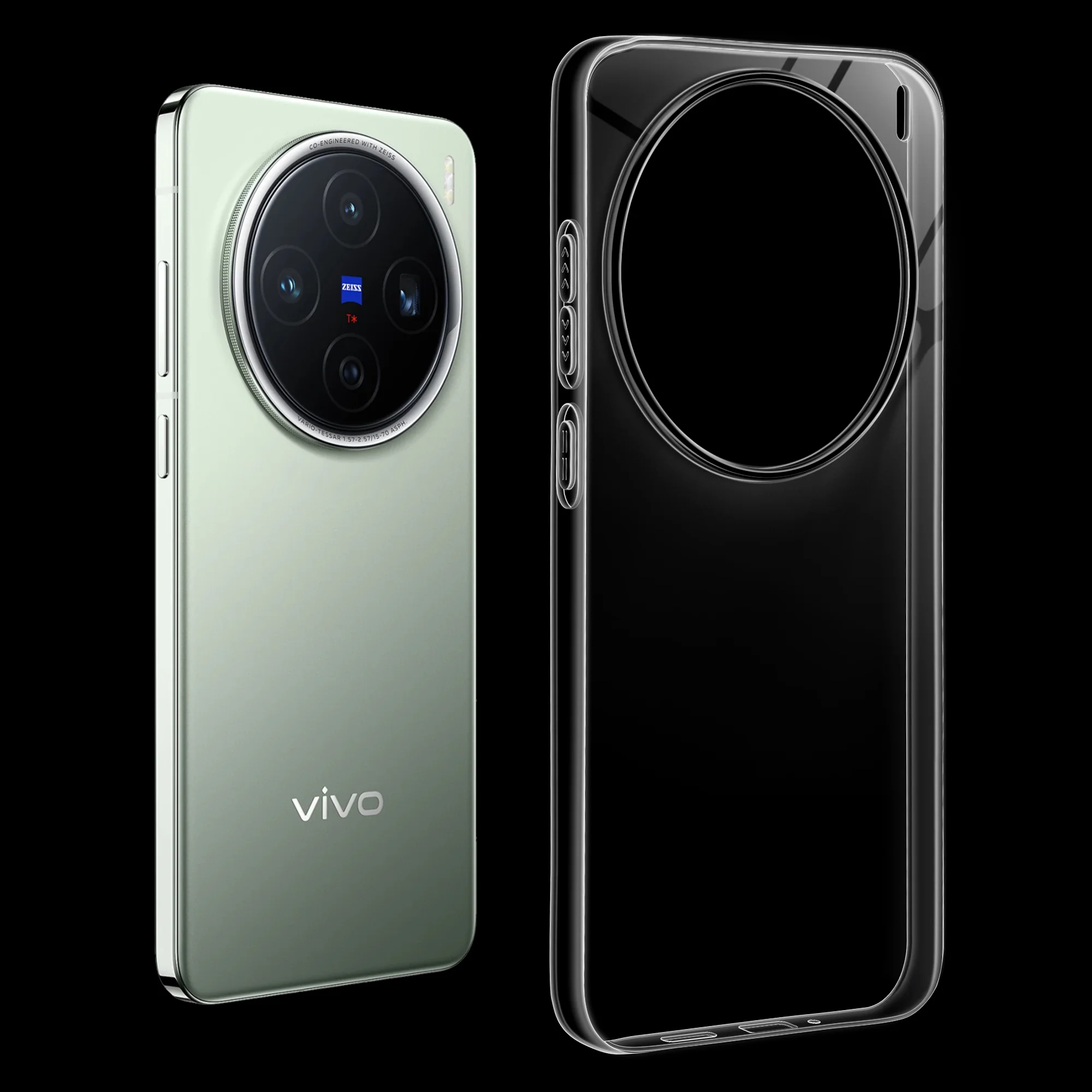 Crystal Clear Anti-Yellow Transparent Back Cover Case With Camera Ring Protection for Vivo X200 5G - Image 6