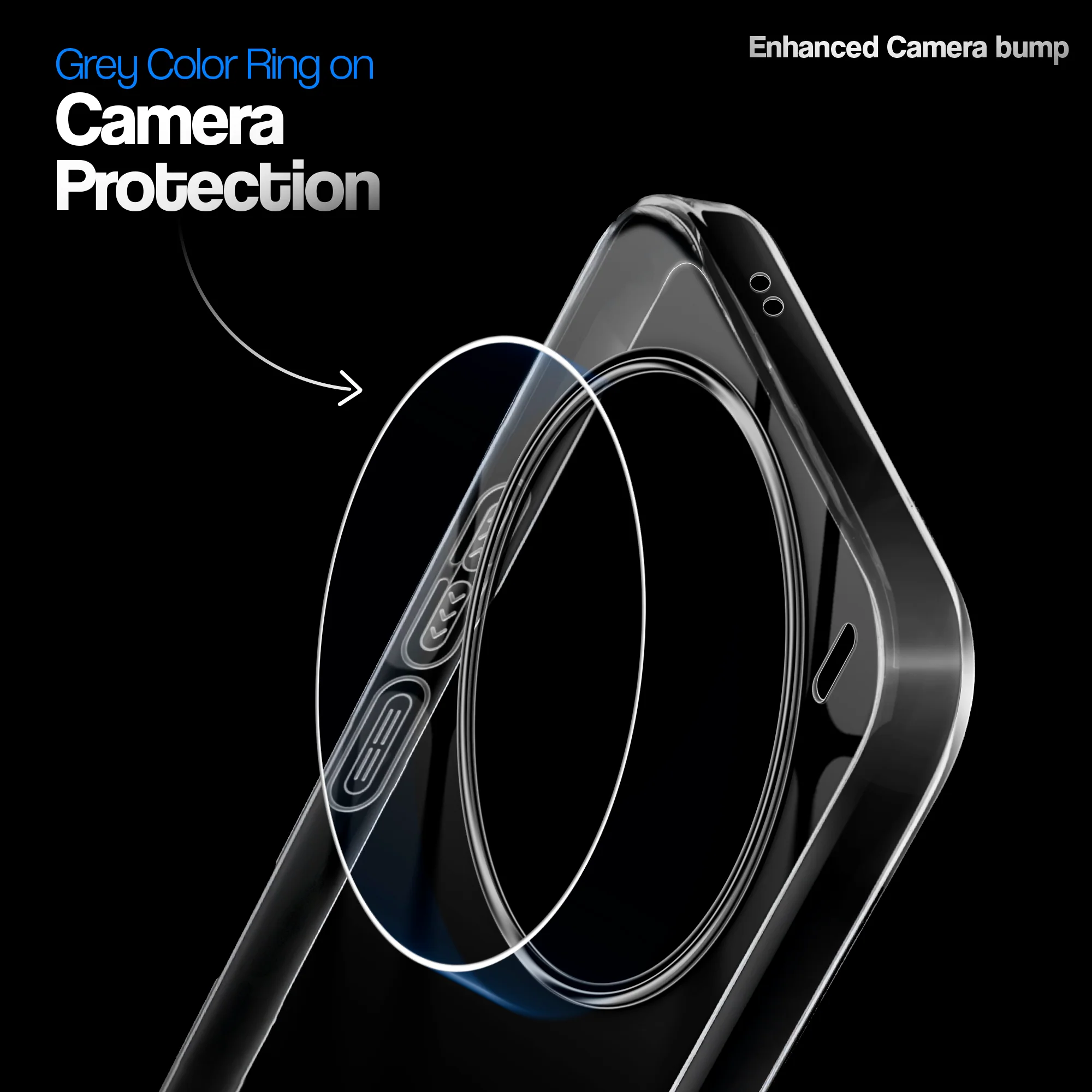 Crystal Clear Anti-Yellow Transparent Back Cover Case With Camera Ring Protection for Vivo X200 5G - Image 9