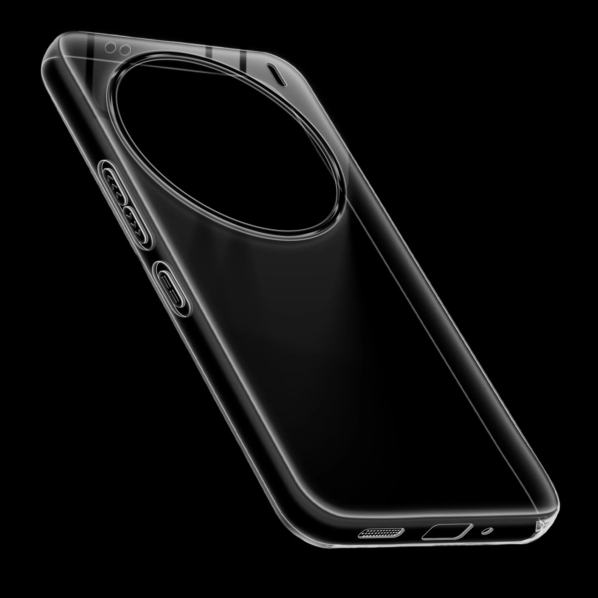 Crystal Clear Anti-Yellow Transparent Back Cover Case With Camera Ring Protection for Vivo X200 Pro 5G - Image 5