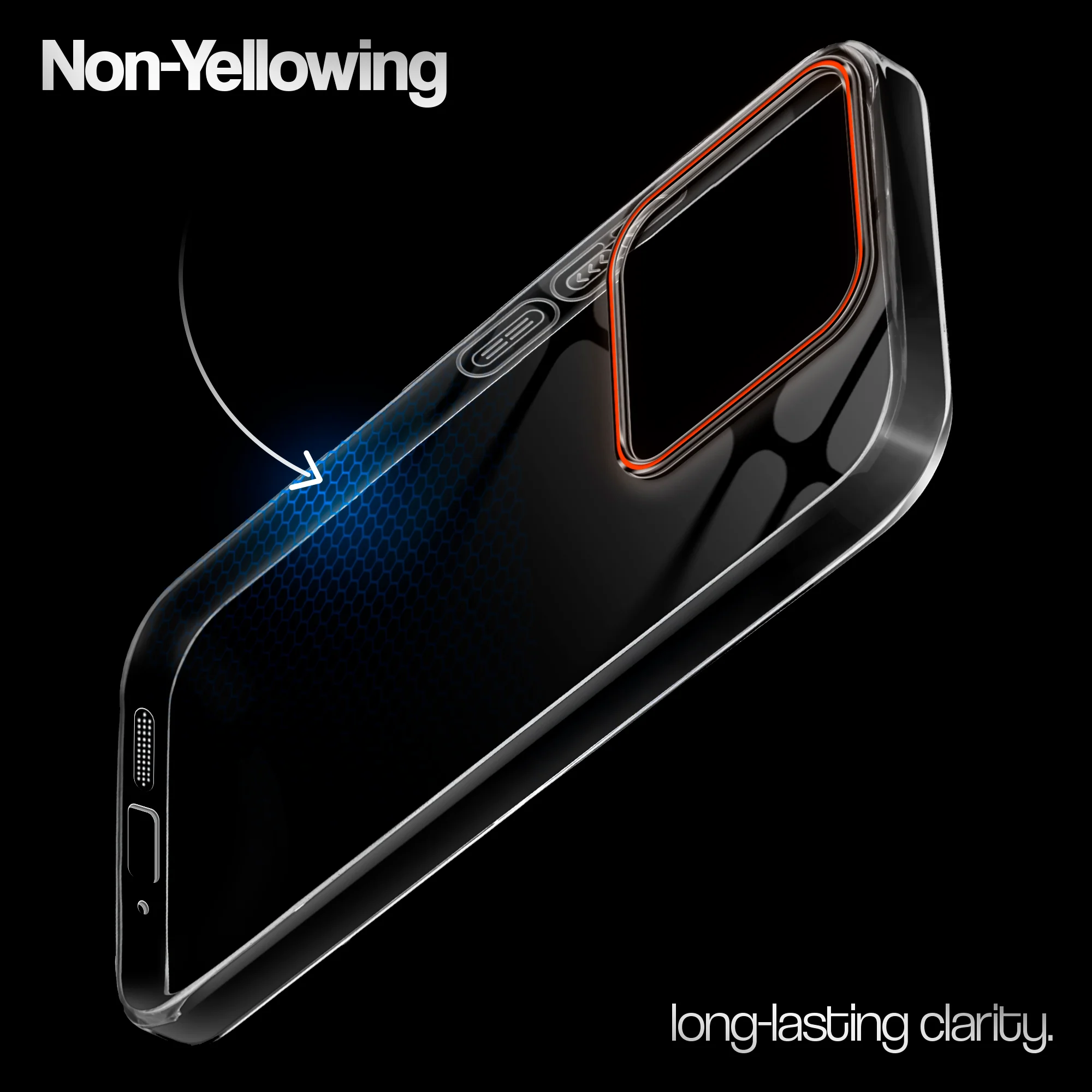 Crystal Clear Anti-Yellow Transparent Back Cover Case With Camera Ring Protection for Xiaomi 14 5G