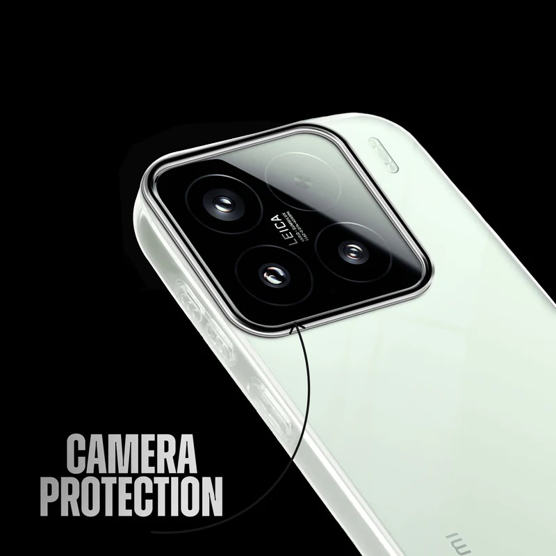 Crystal Clear Anti-Yellow Transparent Back Cover Case With Camera Ring Protection for Xiaomi 15 5G - Image 11