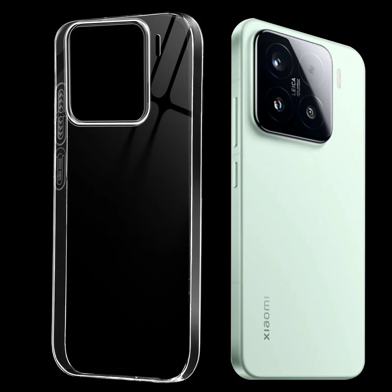 Crystal Clear Anti-Yellow Transparent Back Cover Case With Camera Ring Protection for Xiaomi 15 5G - Image 3