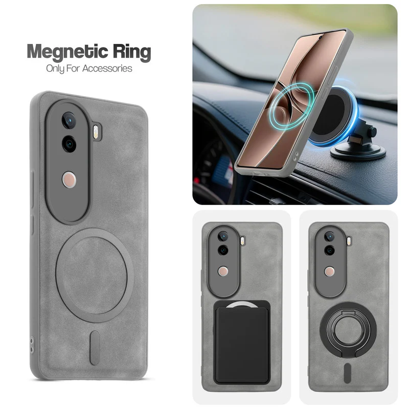 Cushion Grip Leather Case for iQOO Z9s 5G - Image 27