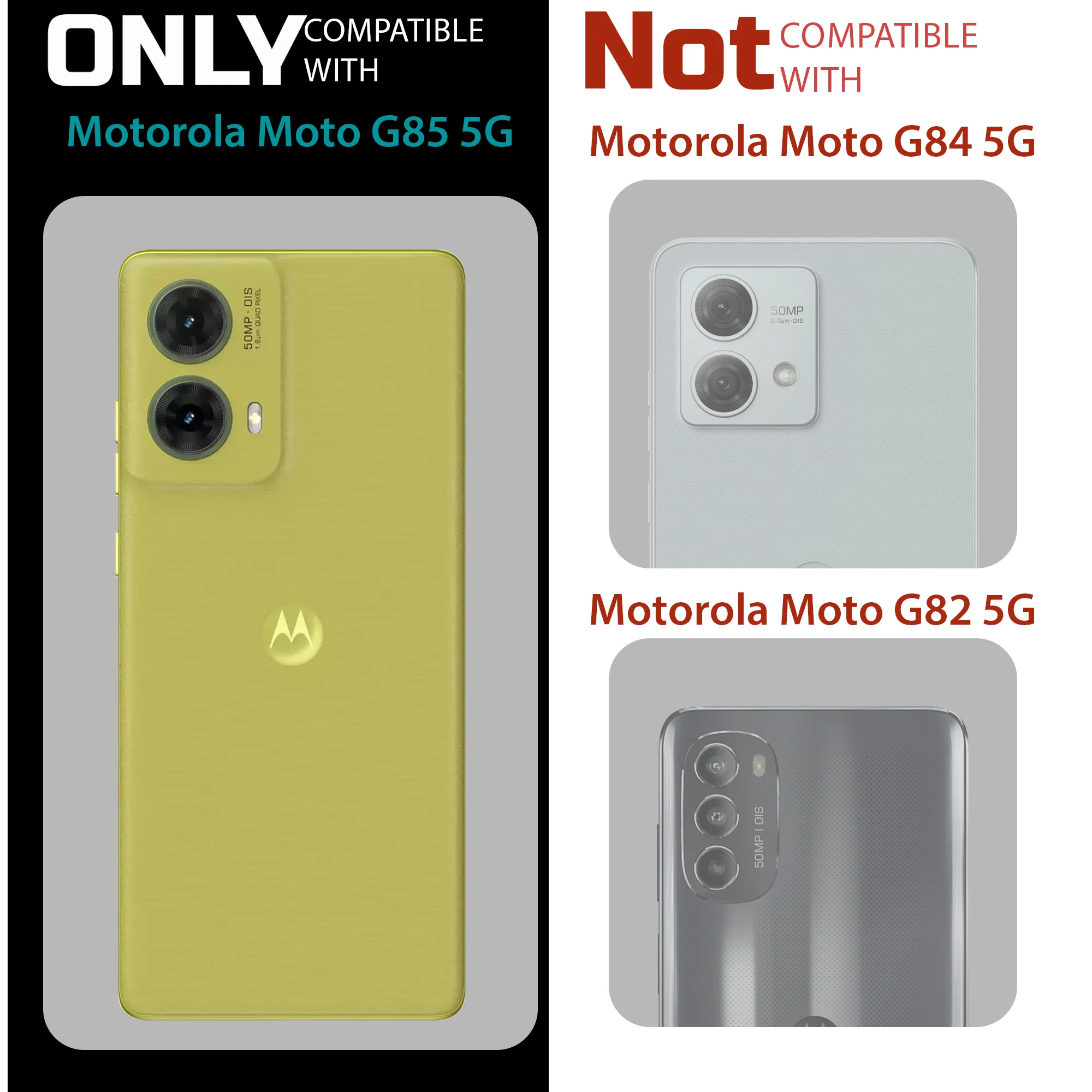 Cushion Grip Leather Case for Motorola Moto G85 5G - Image 14