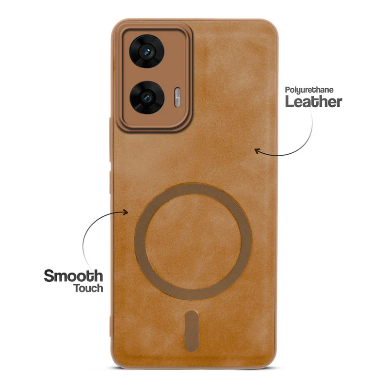 Cushion Grip Leather Case for Motorola Moto G96 5G - Image 4