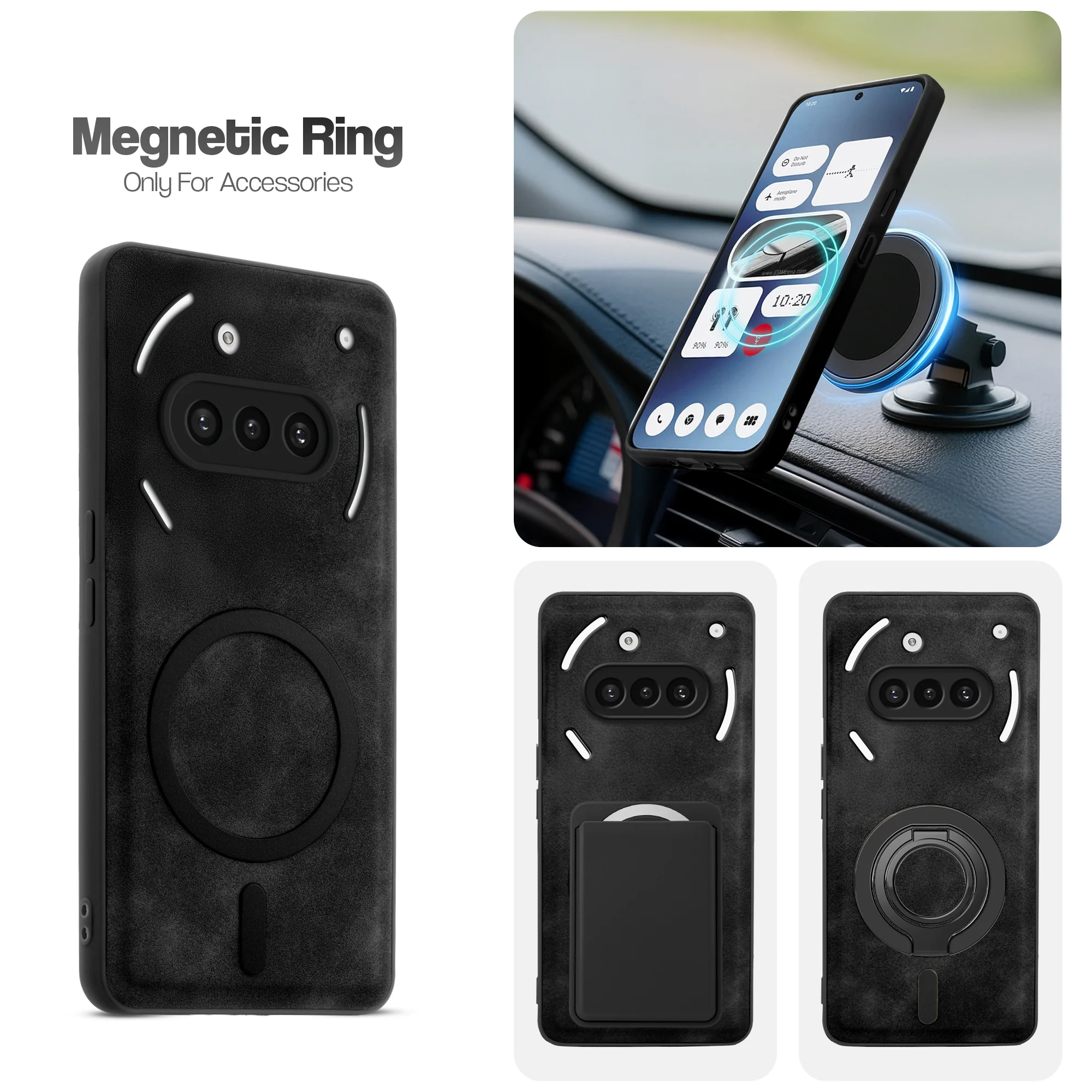 Cushion Grip Leather Case for Nothing Phone 3A 5G - Image 9