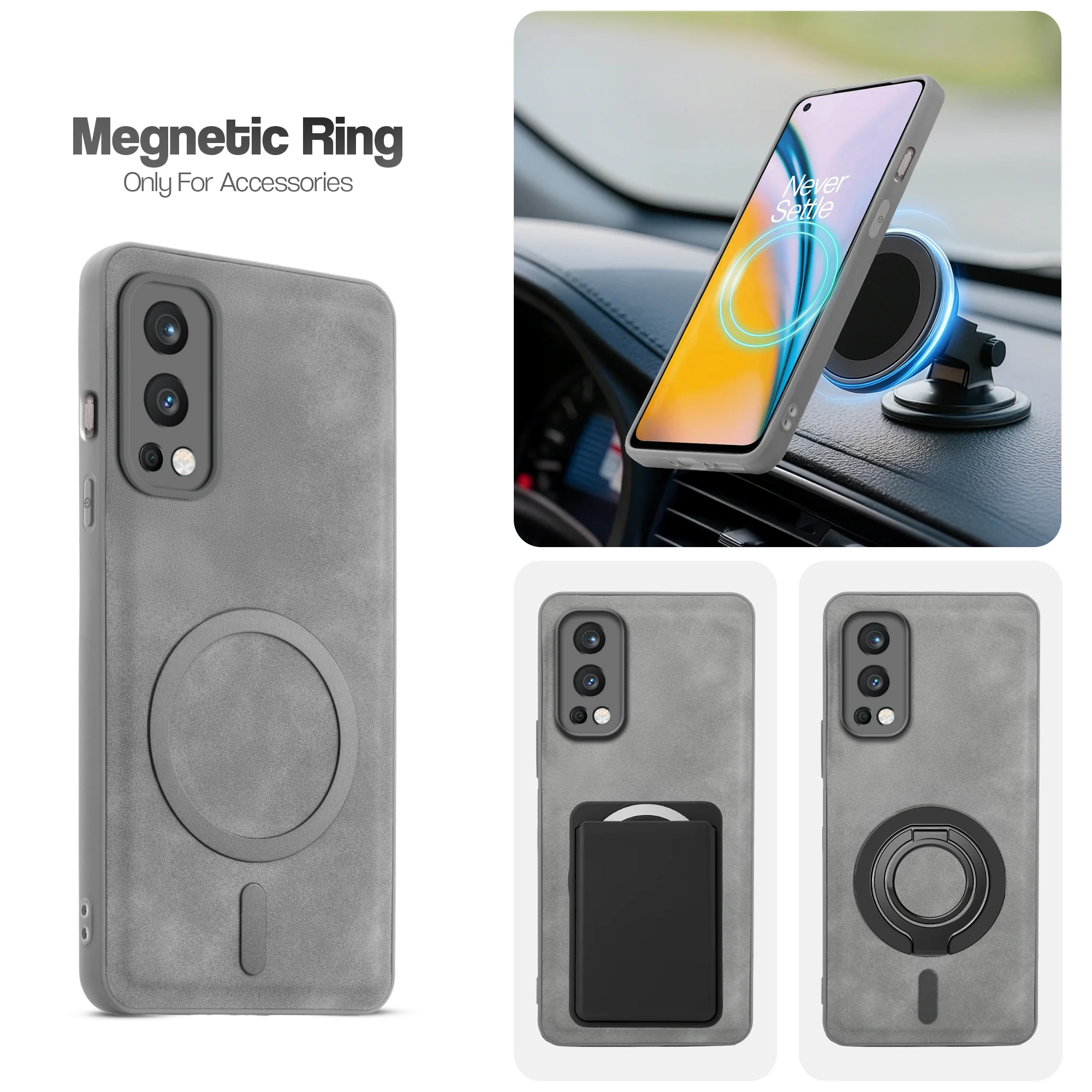 Cushion Grip Leather Case for OnePlus Nord 2 5G - Image 27