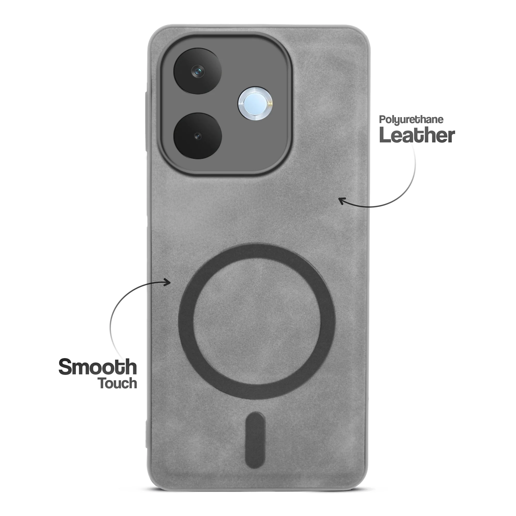 Cushion Grip Leather Case for Oppo A5 Pro 5G - Image 28
