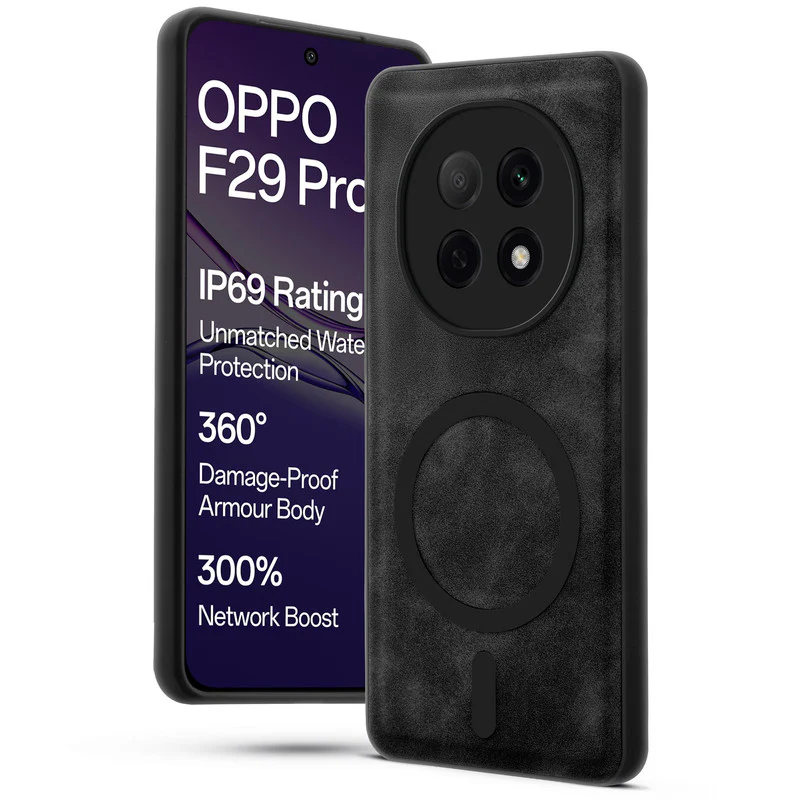 Cushion Grip Leather Case for Oppo F29 Pro 5G - Image 7