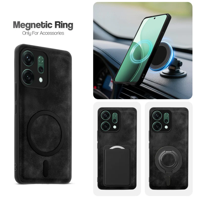Cushion Grip Leather Case for Oppo Reno 14 Pro 5G - Image 9
