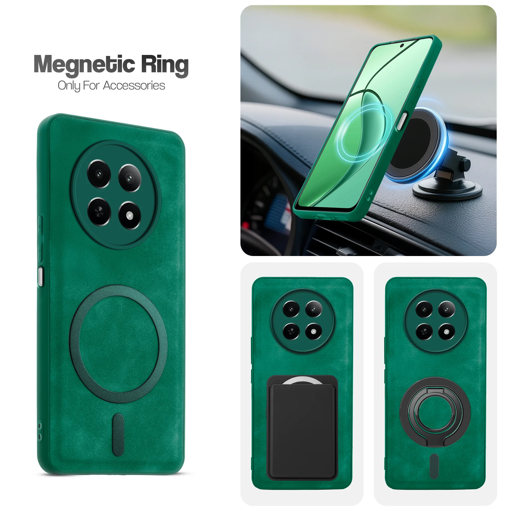 Cushion Grip Leather Case for Realme 12 5G - Image 21