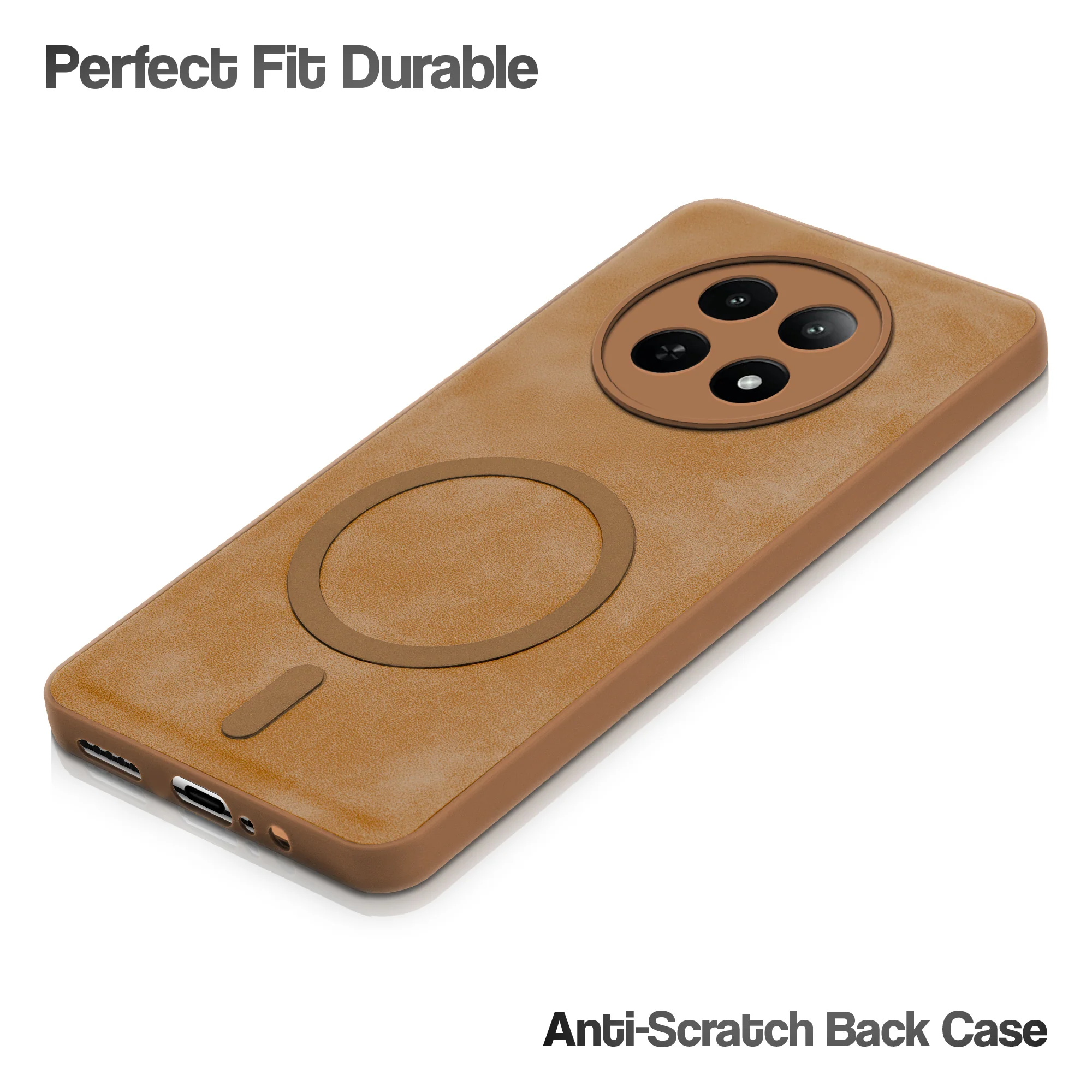 Cushion Grip Leather Case for Realme 12 5G - Image 6