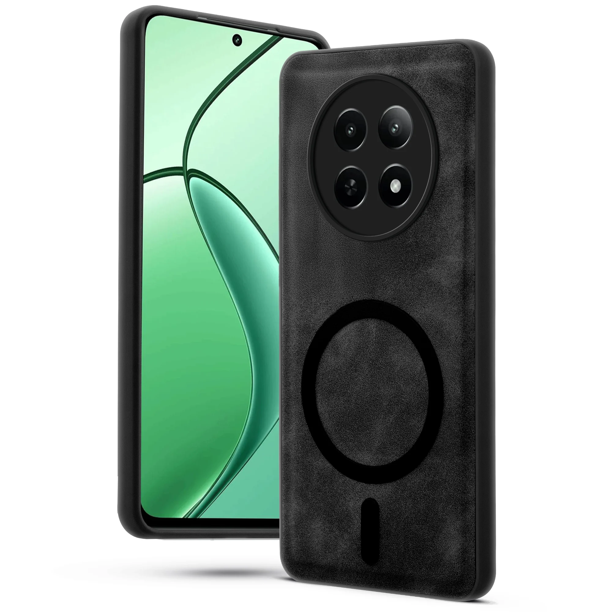Cushion Grip Leather Case for Realme 12 5G - Image 7