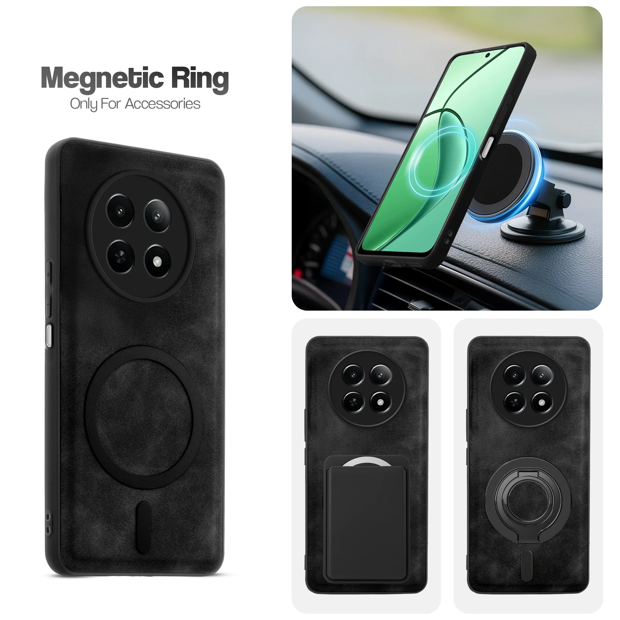 Cushion Grip Leather Case for Realme 12 5G - Image 9