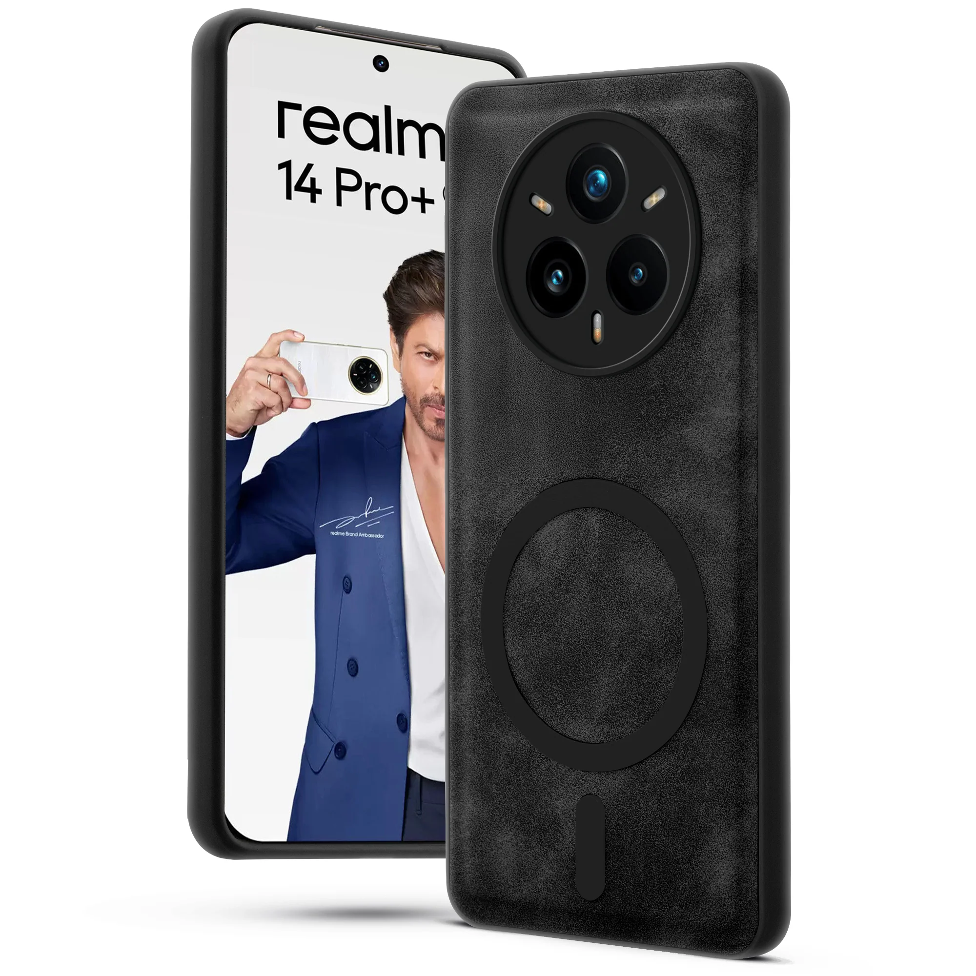Cushion Grip Leather Case for Realme 14 Pro Plus 5G - Image 7