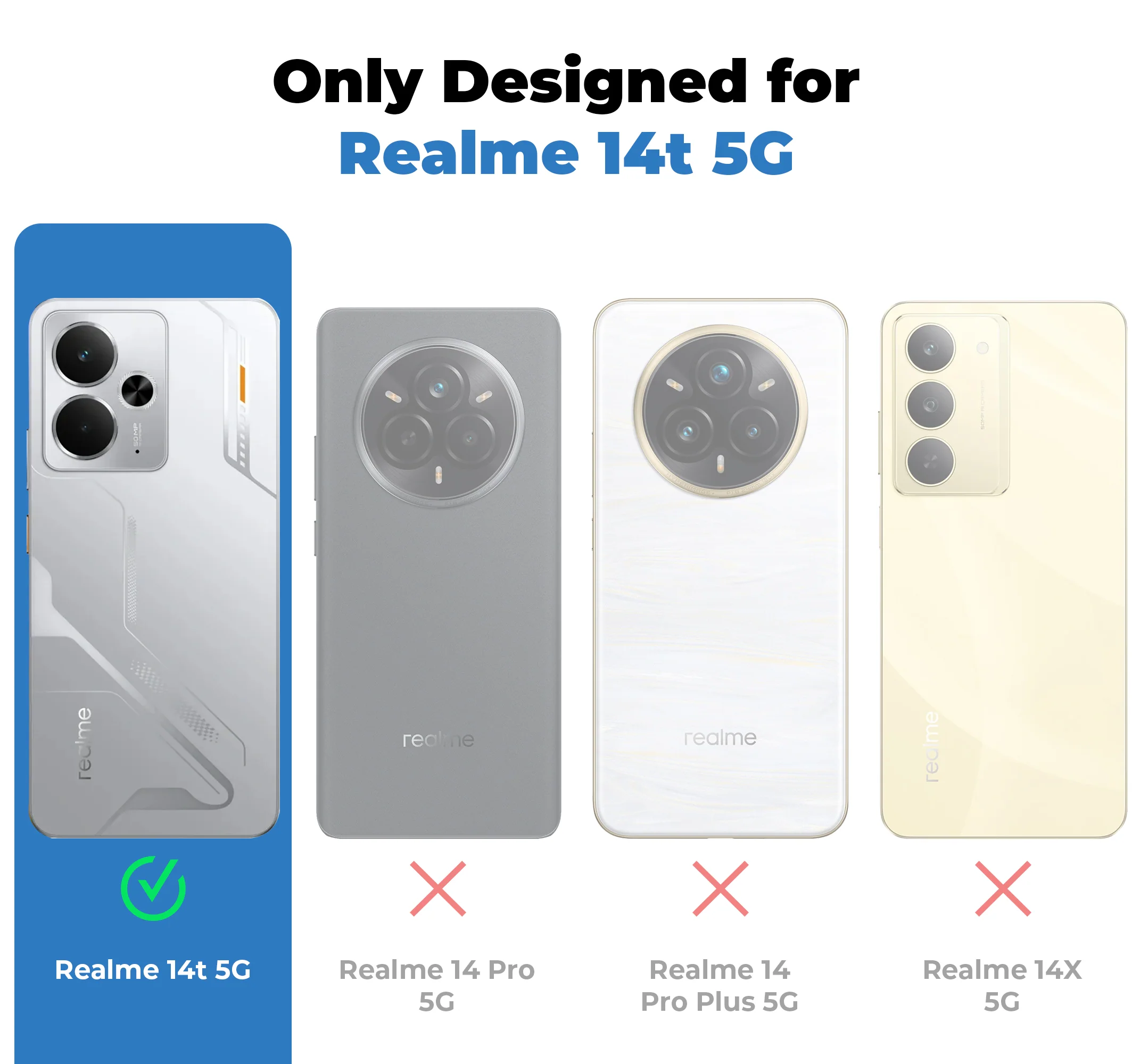 Cushion Grip Leather Case for Realme 14T 5G - Image 14