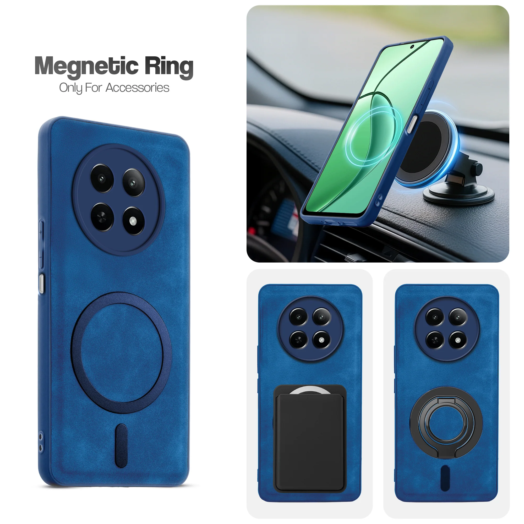 Cushion Grip Leather Case for Realme C65 5G - Image 15