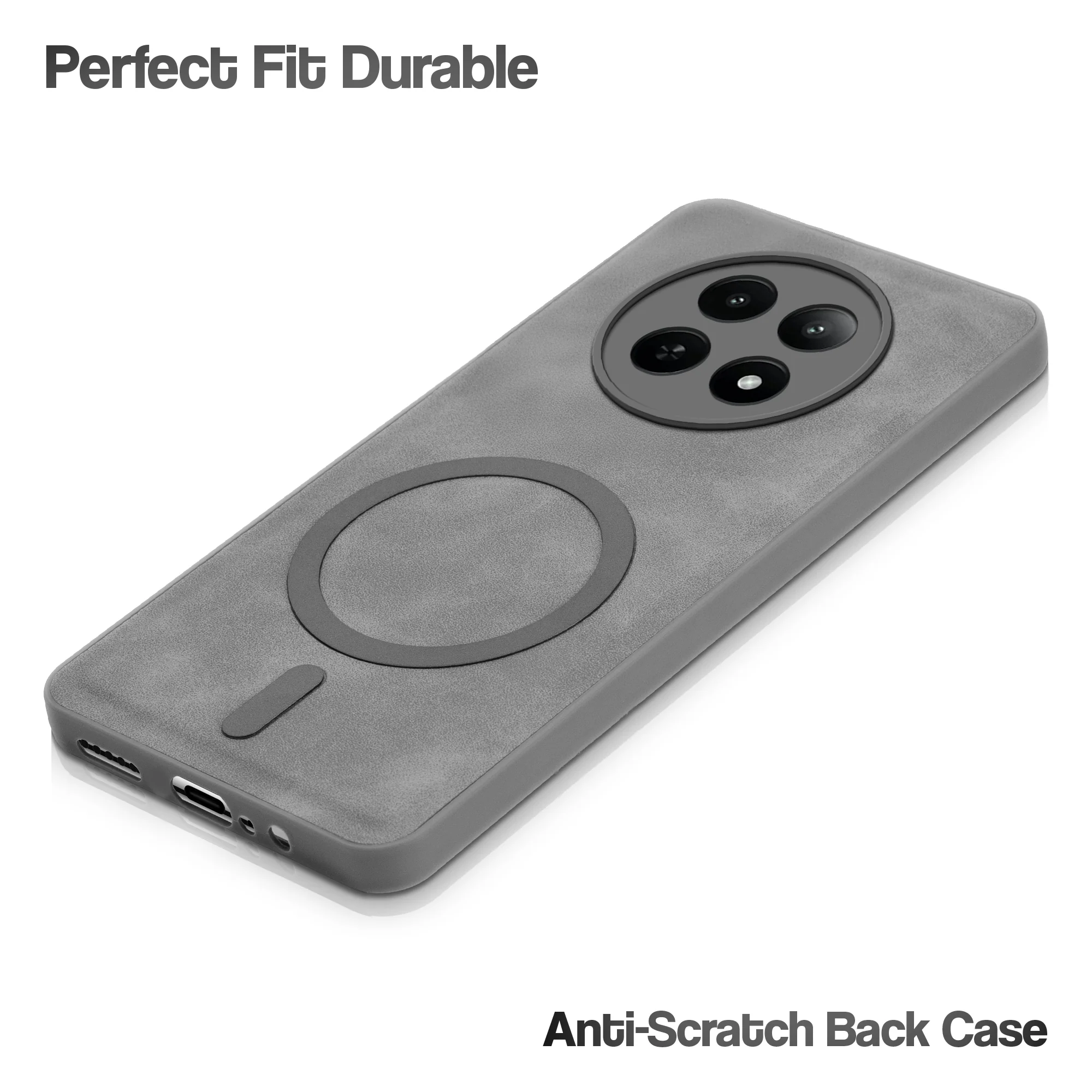 Cushion Grip Leather Case for Realme C65 5G - Image 30