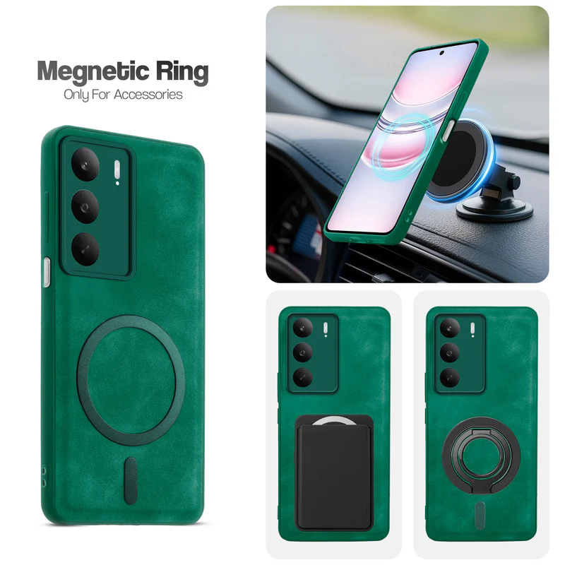 Cushion Grip Leather Case for Realme C75 5G - Image 21