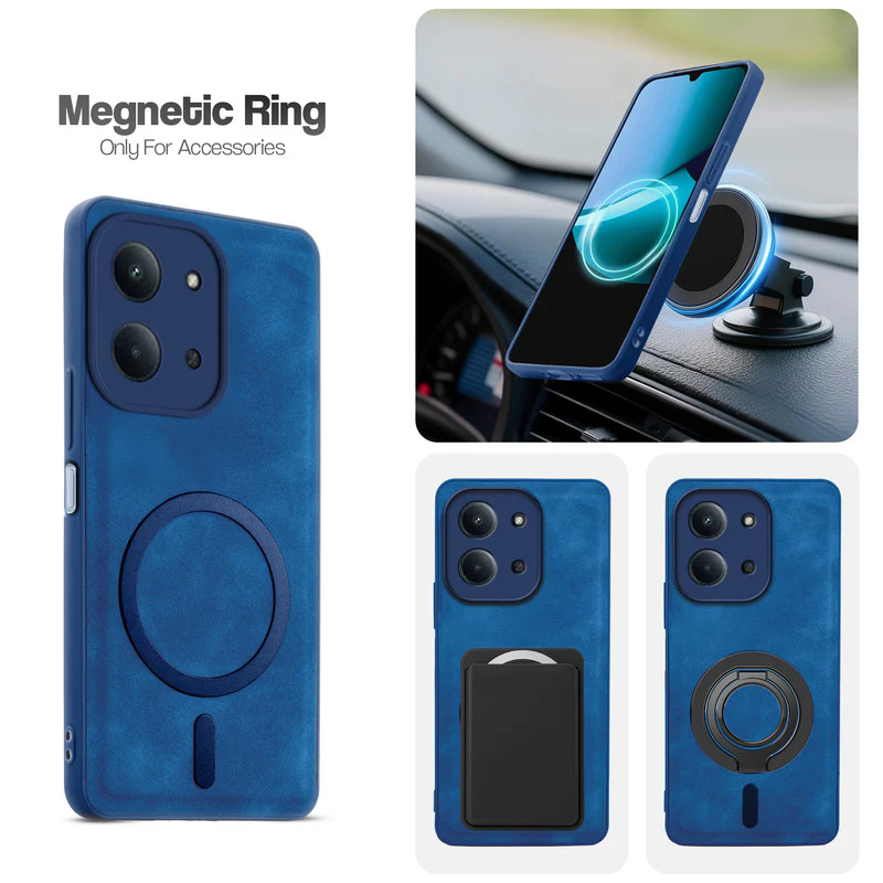 Cushion Grip Leather Case for Redmi 15C 5G - Image 12