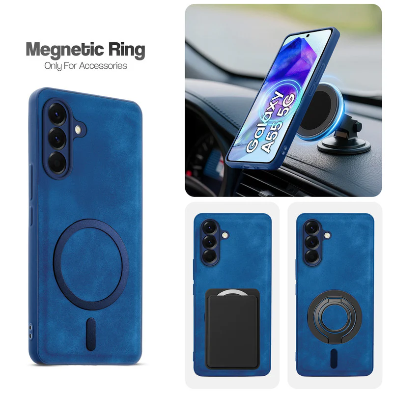 Cushion Grip Leather Case for Samsung A55 5G - Image 15