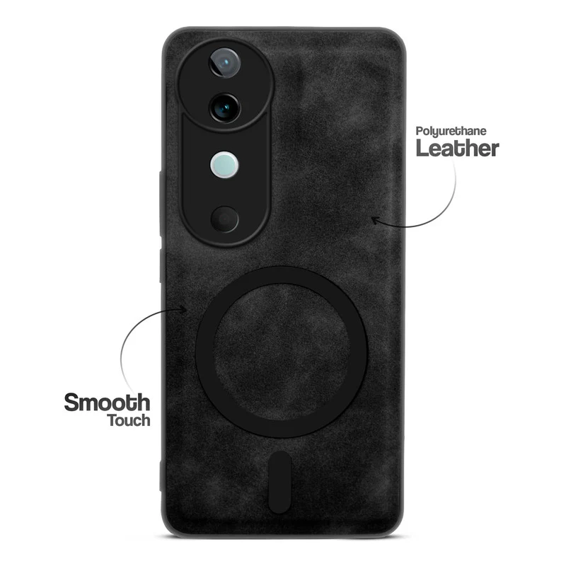 Cushion Grip Leather Case for Vivo T3 Ultra 5G - Image 10