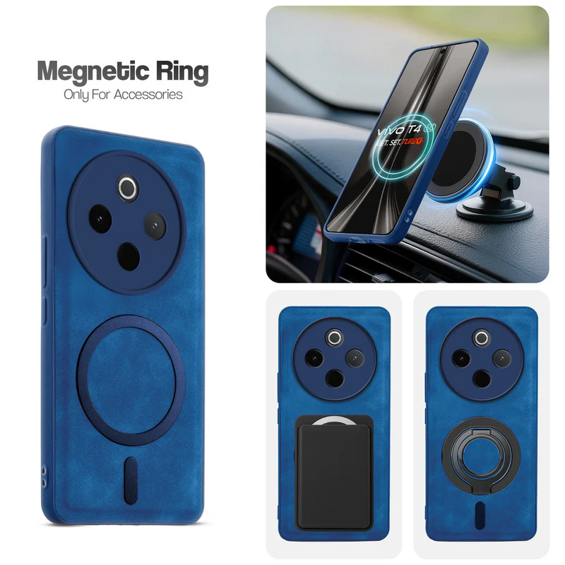 Cushion Grip Leather Case for Vivo T4 5G - Image 15
