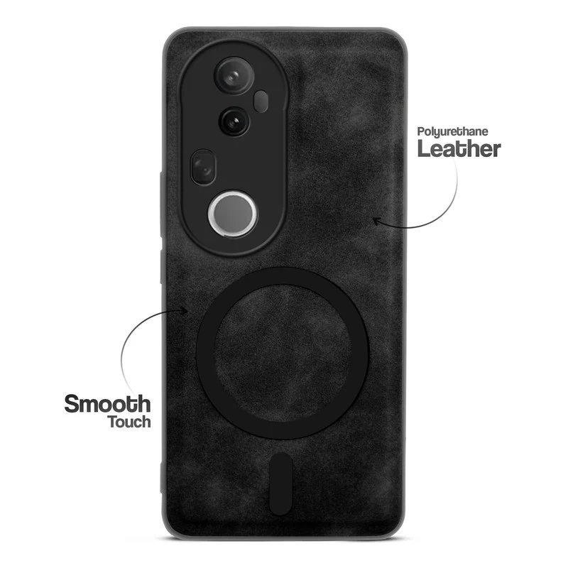 Cushion Grip Leather Case for Vivo T4 Ultra 5G - Image 10