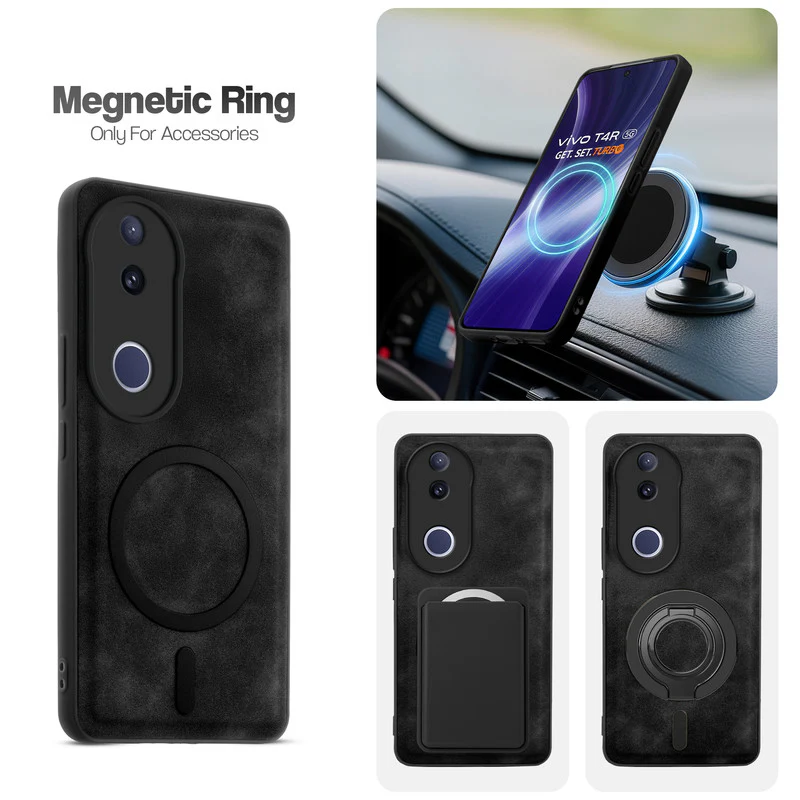 Cushion Grip Leather Case for Vivo T4R 5G - Image 9