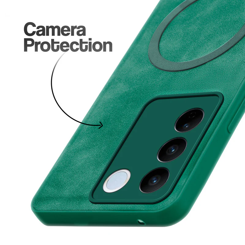 Cushion Grip Leather Case for Vivo V27 5G - Image 23