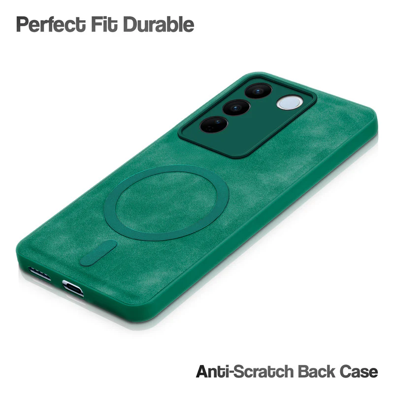 Cushion Grip Leather Case for Vivo V27 Pro 5G - Image 24