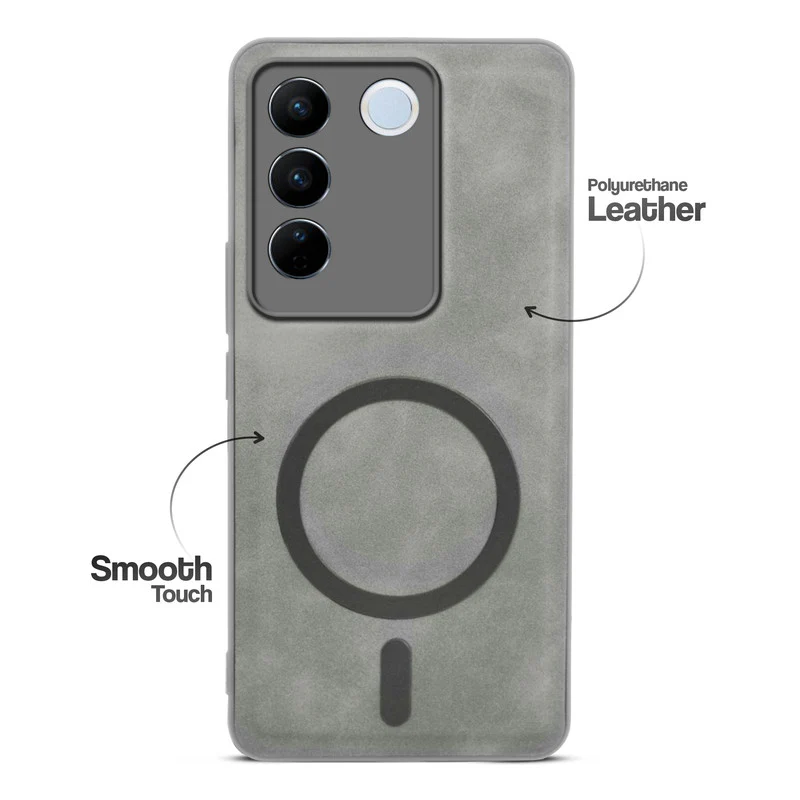 Cushion Grip Leather Case for Vivo V27 Pro 5G - Image 28