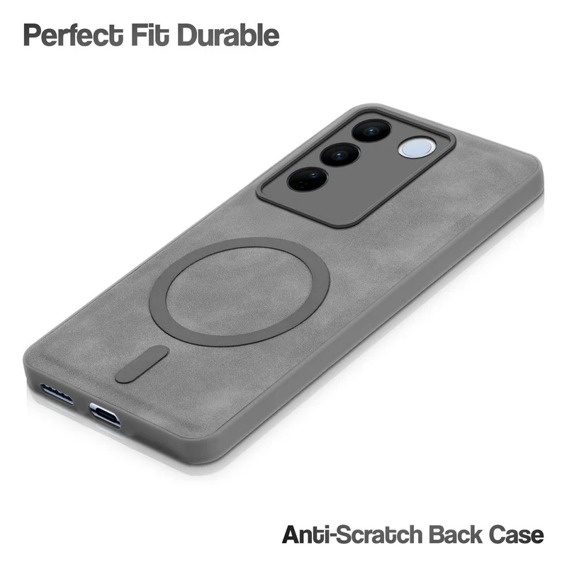 Cushion Grip Leather Case for Vivo V27 Pro 5G - Image 30