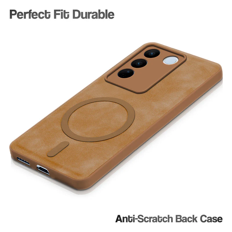 Cushion Grip Leather Case for Vivo V27 Pro 5G - Image 6