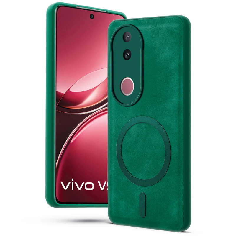 Cushion Grip Leather Case for Vivo V50e 5G - Image 19