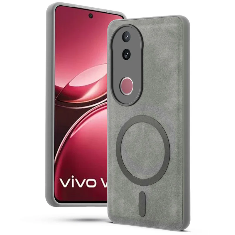 Cushion Grip Leather Case for Vivo V50e 5G - Image 25