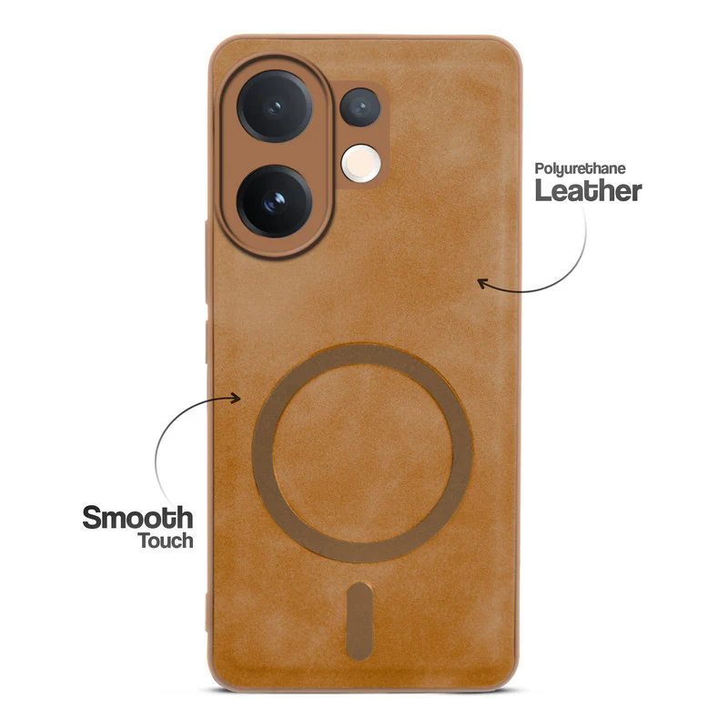 Cushion Grip Leather Case for Vivo V60 5G - Image 4