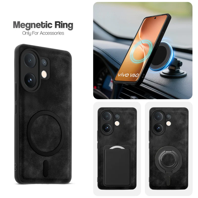 Cushion Grip Leather Case for Vivo V60 5G - Image 9