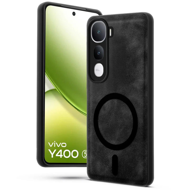 Cushion Grip Leather Case for Vivo Y400 5G - Image 7