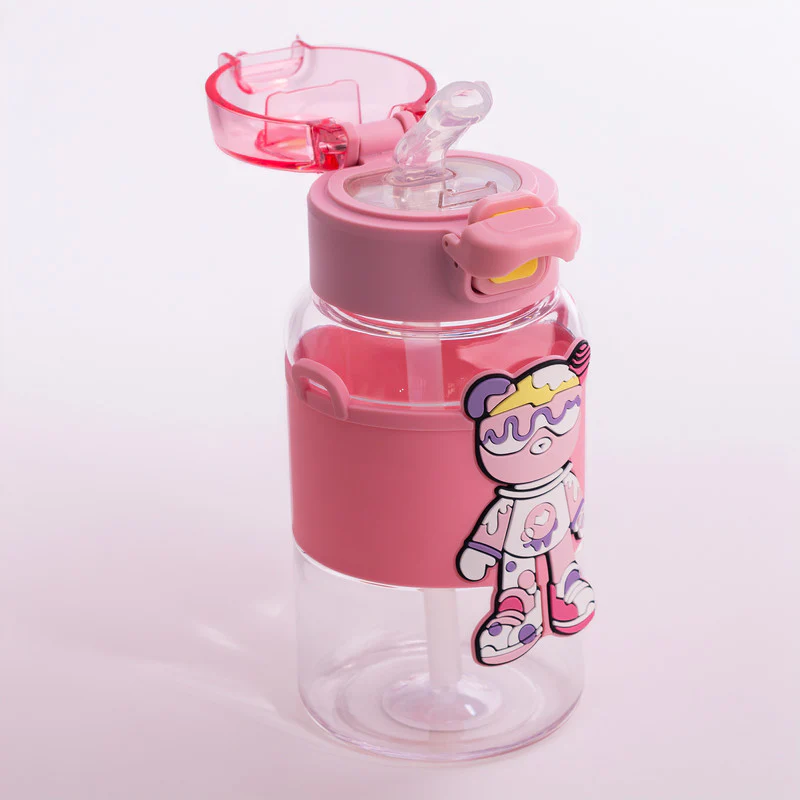 Cute Pink Kids Bottle - Image 3