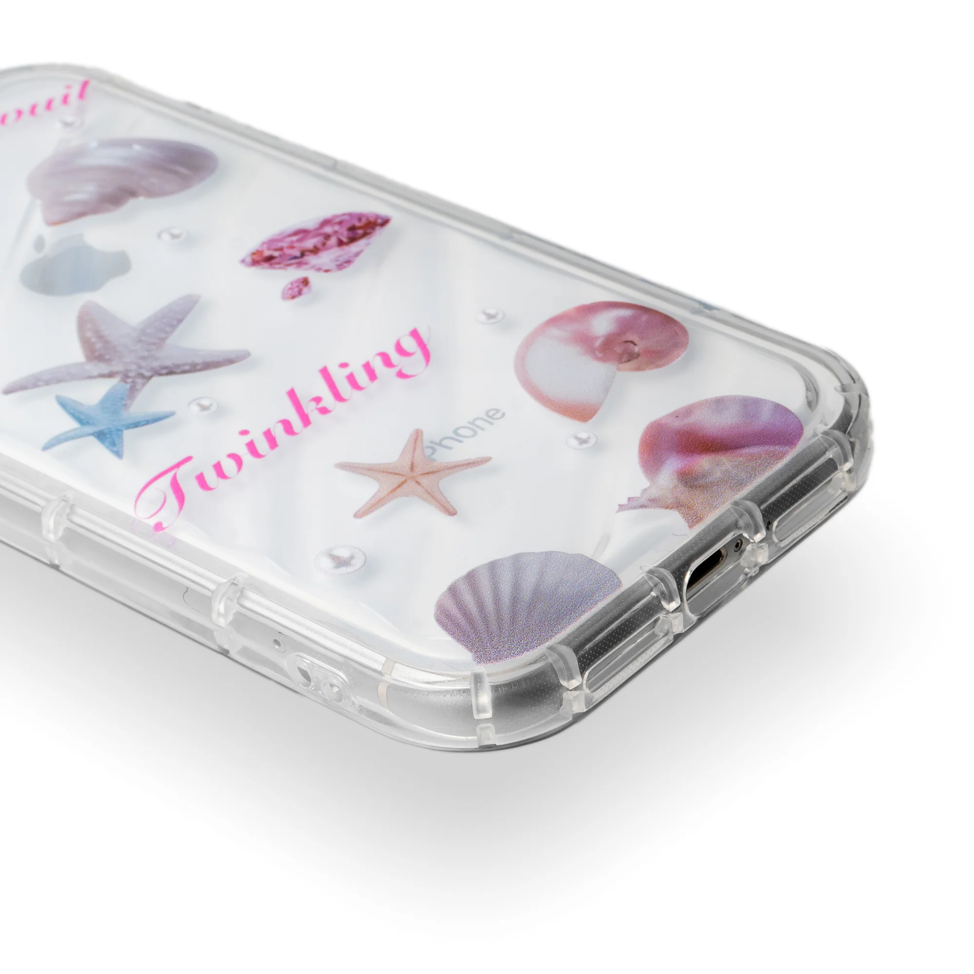Cute Starfish Printed Transparent Back Cover for Apple iPhone 14 Pro Max - Image 7