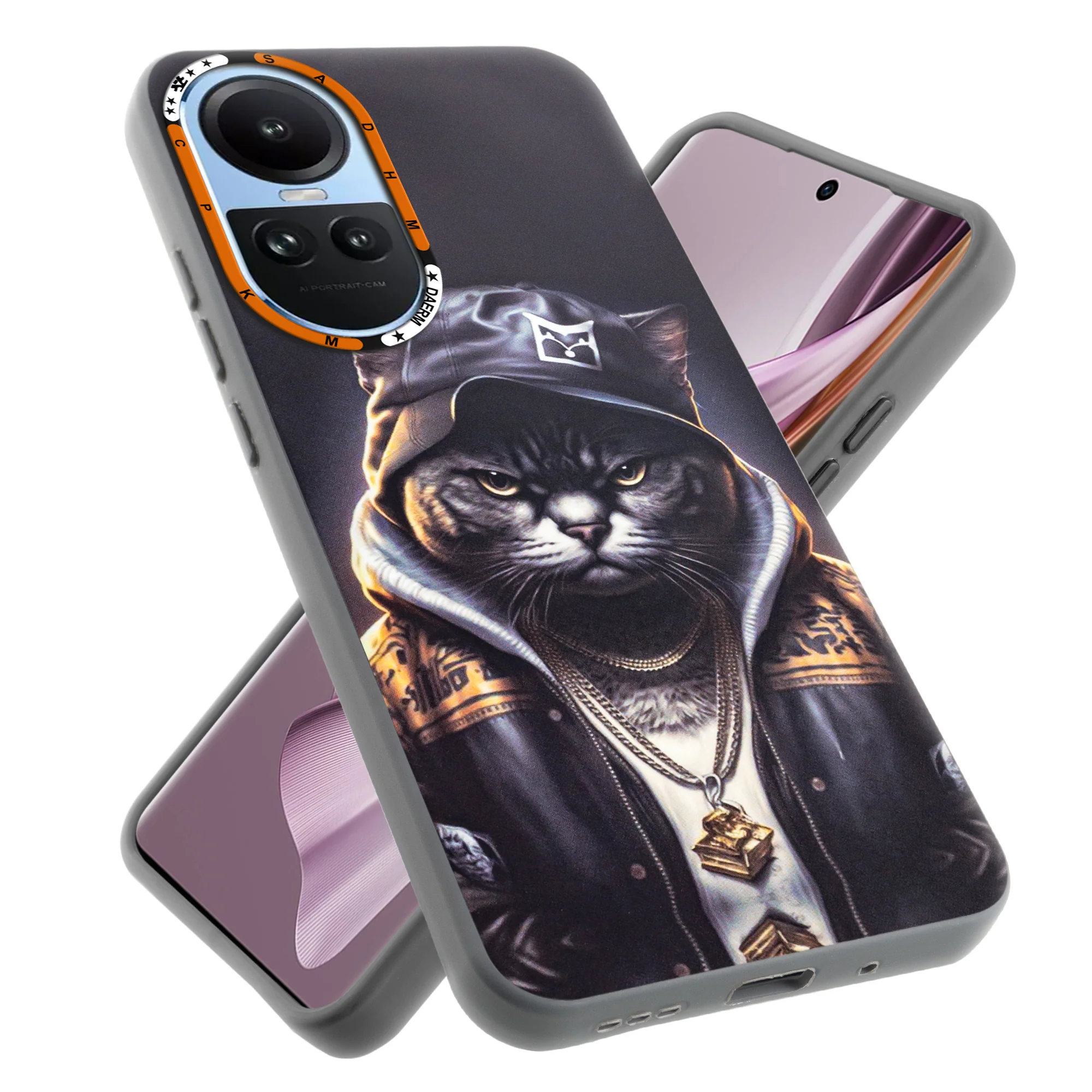 Dark Aesthetic Wild Animal Printed Back Cases For Oppo Reno 10 5G - Image 55