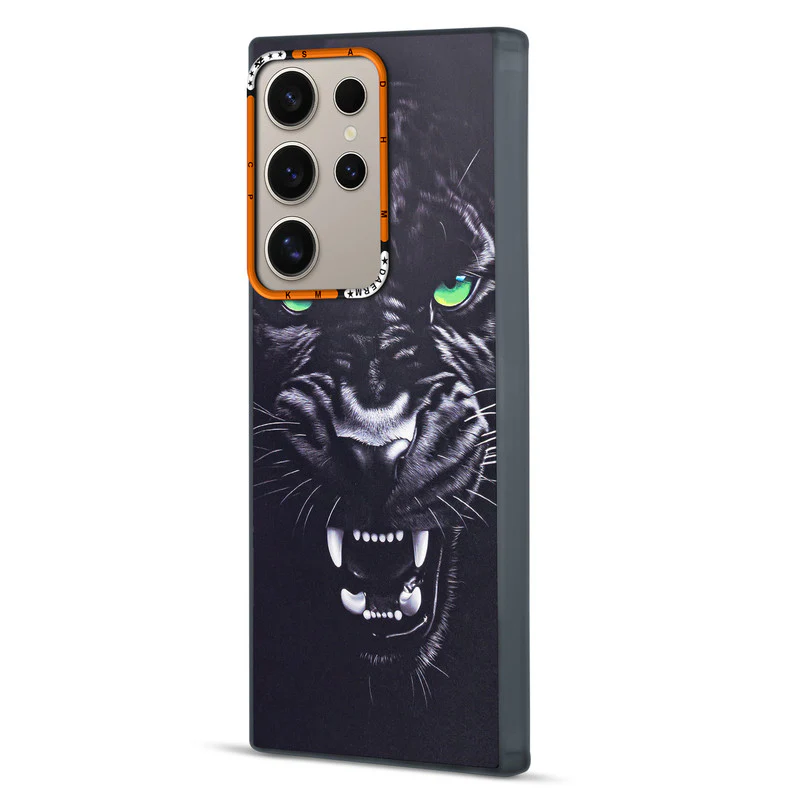 Dark Aesthetic Wild Animal Printed Back Cases For Samsung S23 Ultra 5G - Image 5