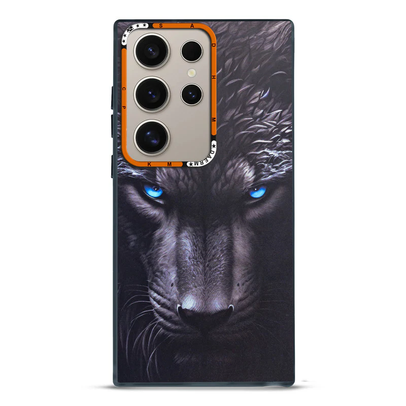 Dark Aesthetic Wild Animal Printed Back Cases For Samsung S24 Ultra 5G - Image 7
